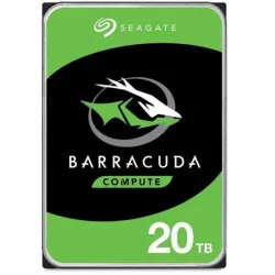 Seagate barracuda hdd 20tb interno 3.5 sata 6gb/s buffer: 512 mb 7200rpm