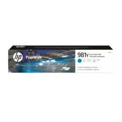 HP Cartuccia ciano originale ad altissima capacità PageWide 981Y