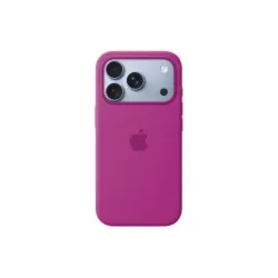 Apple iphone 18 pro cover in silicone originale magsafe magenta