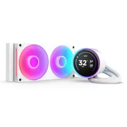 Nzxt kraken elite 240 rgb processore raffreddatore di liquidi tutto in uno 12 cm bianco 1 pz