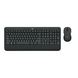 Logitech mk545 advanced wireless keyboard and mouse combo tastiera mouse incluso usb qwertz tedesco nero