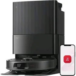 Roborock qrevo 5ae robot aspirapolvere lavapavimenti potenza di aspirazione 12.000 pa lavapavimenti flexiarm doppio sistema anti-groviglio con stazione di pulizia nero