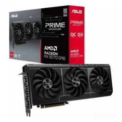 Asus prime radeon rx 9070 gre oc edition 12gb gddr6 pci ex 5.0 16x triple fan - 1 x hdmi 3 x displayport