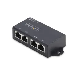Startech.com iniettore poe+ midspan a 2 porte gigabit - alimentatore power over ethernet 10/100/1000mbps, ripetitore poe