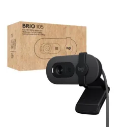 Logitech brio 105 webcam con microfono 1080p/30fps usb