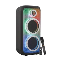 Karma CASSA AUDIO DIFFUSORE AMPLIFICATO TECHNO BT CON RADIOMICROFONO - WOOFER 10" 8015439989989