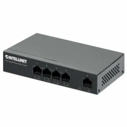 Intellinet 561792 switch di rete gigabit ethernet (10/100/1000) supporto power over ethernet (poe) nero