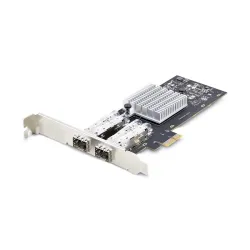 Startech.com scheda di rete sfp gbe a 2 porte, pcie 2.1 x1, intel i210-is, controller 1gbe, 1000base rame/fibra ottica, nic