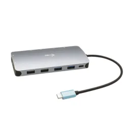 I-tec nano docking station usb-c con 3 display, power delivery 100w, rivestimento in metallo