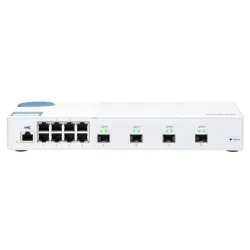 Qnap qsw-m408s switch di rete gestito l2 gigabit ethernet (10/100/1000) bianco