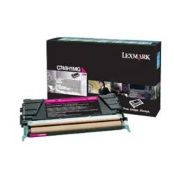 Lexmark c748h3mg cartuccia toner 1 pz originale magenta