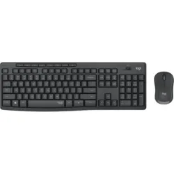 Logitech mk295 kit mouse e tastiera wireless con tecnologia silenttouch e layout italiano qwerty
