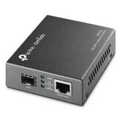 Tp-link mc420l convertitore multimediale di rete 10000 mbit/s modalità multipla, modalità singola nero