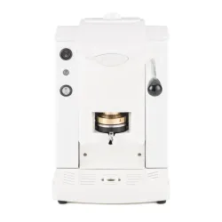Faber slot plast macchina da caffe` a cialde 44 mm pressacialda in ottone telaio in metallo frontale in policarbonato bianco