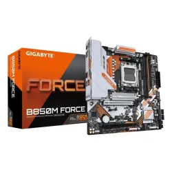Gigabyte b850m force scheda madre - supporta processori amd ryzen serie 9000, vrm digitale a 8+2+2 fasi, fino a 9600 mhz ddr5