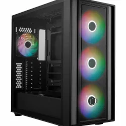 Cooler master masterbox 600 case mid-tower e-atx airflow back