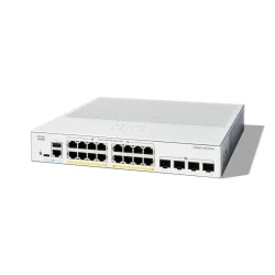 Cisco catalyst 1300-16p-4x 20-port switch, poe+ (120w) stackable rack 1he