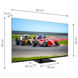 Thomson TVC QLED PLUS 43 UHD 4K 144HZ SMART GOOGLE CERTIFICATO TV SAT9120106662092