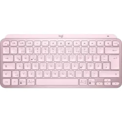 Logitech mx keys mini tastiera ufficio rf senza fili + bluetooth qwertz tedesco rosa