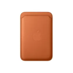 Apple wallet astuccio per telefono cellulare / carta di credito magsafe in tessuto finewoven arancione