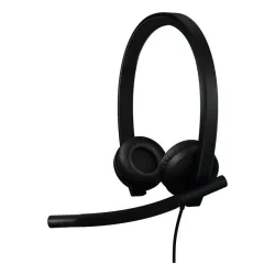 Logitech H570e Auricolare Cablato A Padiglione Ufficio USB tipo-C Nero