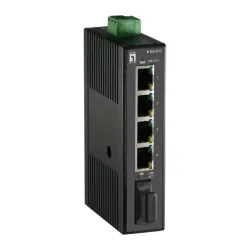 Levelone ies-0510 switch di rete non gestito fast ethernet (10/100) nero
