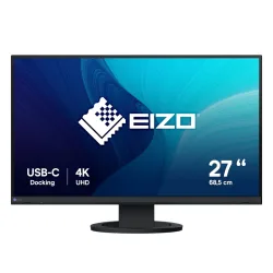 Eizo monitor 27 led ips 16:9 4k uhd 350 cdm, pivot, usb-c, dp/hdmi, flexscan, gar 7 anni