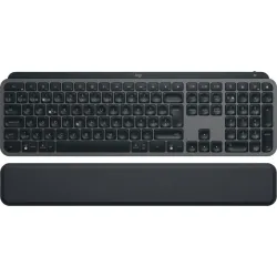 Logitech mx keys s tastiera ufficio rf senza fili + bluetooth qwertz svizzere grafite