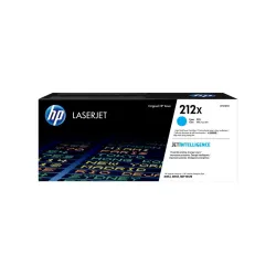 Hp cartuccia toner ciano originale laserjet 212x ad alta capacità