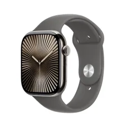Apple watch series 10 oled 46 mm digitale 416 x 496 pixel touch screen 4g titanio wi-fi gps (satellitare)
