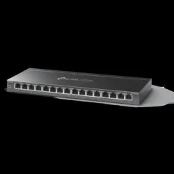 Tp-link tl-sg116p v1 switch non gestito - 16 x 10/100/1000 (poe+) - poe+ (120 w) desktop nero