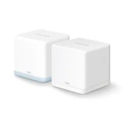 Mercusys halo h32g(2-pack) router wireless ac1200 dual band 2.4/5ghz sistema mesh 2 porte fast ethernet bianco 2 pz