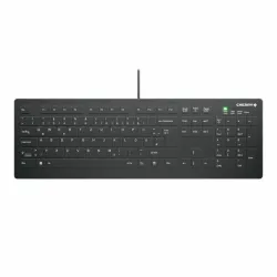 Cherry ak-c8112 tastiera usb qwertz tedesco nero, bianco