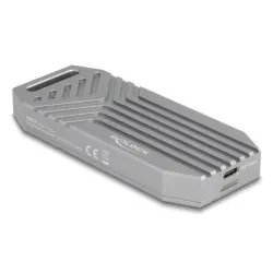 Delock 42033 contenitore di unità di archiviazione box esterno ssd grigio m.2