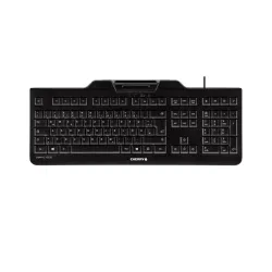 Cherry kc 1000 sc tastiera ufficio usb azerty francese nero