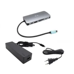 I-tec docking station usb-c - hdmi, vga, lan, pd100w e alimentatore