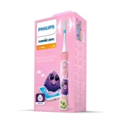 Philips sonicare for kids hx6352/42 spazzolino elettrico sonico per bambini connesso all`app rosa