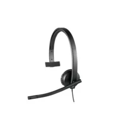 Logitech h570e mono cuffia monoaurale con microfono cavo 1mt connettore usb colore nero