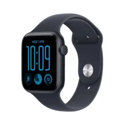 Apple watch se 3 2026 gps + cellular 5g cassa 44mm in alluminio mezzanotte con cinturino sport blu marino m/l