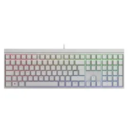 Cherry mx 2.0s tastiera gaming usb qwertz tedesco bianco