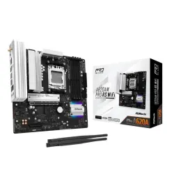 Asrock a620am pro rs wifi - motherboard - micro atx - socket am5 - amd a620a chipsatz - usb 3.2 gen 1, usb-c 3.2 gen 1