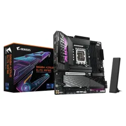 GIGABYTE B860M AORUS ELITE WF6E ICE Scheda madre - CPU Intel Core Ultra VRM a 12