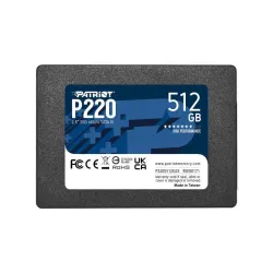 Patriot p220 ssd 512gb 2.5`` sata 3 read:550mb-write:500 mb-s