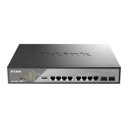 D-link dss-200g-10mpp switch di rete gestito l2 gigabit ethernet (10/100/1000) supporto power over ethernet (poe) 1u nero