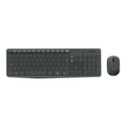Logitech mk235 tastiera mouse incluso usb qwertz slovacco grigio
