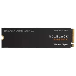 Western digital black sn850x ssd 1.000gb m.2 2280 nvme pcie gen4 black read 7300 mb/s writing 6300 mb/s black