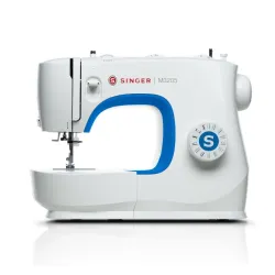 Singer m3205, blau, weiss, halbautomatische naehmaschine, na