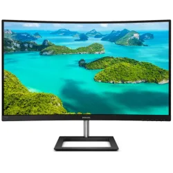 Philips 322e1c gaming monitor curvo da 32``, fhd led va adaptive sync 75 hz, hdmi, display port, vga, flicker free, low blue, nero