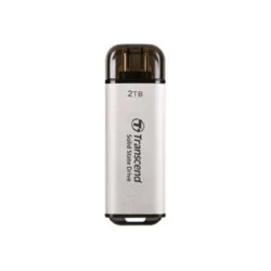 Transcend esd300s ssd esterno portatile 2.000gb usb-c 3.2 gen 2x1 argento