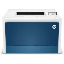 Hp color laserjet pro 4202dw stampante laser a colori wireless a4 33ppm fronte retro 600x600 dpi usb display lcd blu bianco
